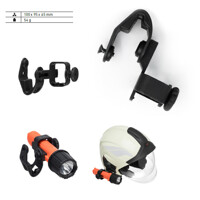 Držiak pre svietidlá M-FIRE 02, M-FIRE 03, M-FIRE FOCUS pre prilby Rosenbauer Heroes Titan, Mactronic