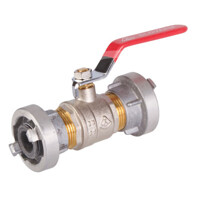 Gulový ventil s D25 spojkami