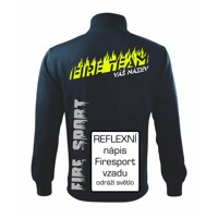 Fire team - oheň - Váš názov - Mikina bez kapucne Adventure