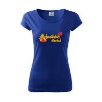 Hasičské dievča (oheň a sekera) - dámske tričko Pure