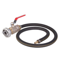 Plniaca hadice, ventil, D25 spojka, rýchlospojka