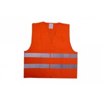 Výstražná reflexná vesta - oranžová