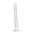 Rebrík dvojdielny výsuvný s lanom PROFI PLUS 7 m